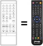Mando a distancia equivalente INFRARED 1060 TS