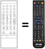 Replacement remote control INFRARED 2060M