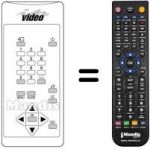 Replacement remote control IN VIDEO