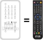 Replacement remote control INFRARED 1000