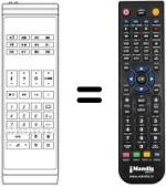 Télécommande équivalente IRS 2