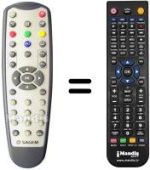 Télécommande équivalente Sagem ITD 61 (ver. 2)