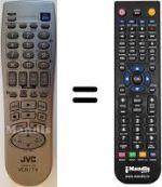 Télécommande équivalente JVC HR-J770 EU