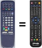 Télécommande équivalente RM-C663