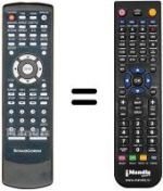 Télécommande équivalente JX-1000C(2)