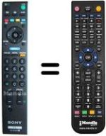 Mando a distancia equivalente Sony KDL-26 P3000 E