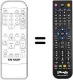 Replacement remote control KR-1000 P