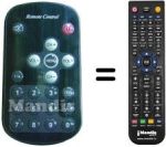 Mando a distancia equivalente Lenoir TVC 80 LCD