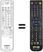 Télécommande équivalente Sony KV-29 FX60B / S