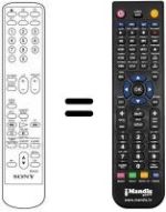 Mando a distancia equivalente Sony KV-V 1430 P