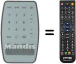 Replacement remote control OLIDATA L 17 CX