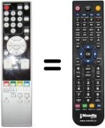 Télécommande équivalente Funai LCD-C2726