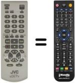 Mando a distancia equivalente JVC HR-V500