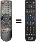 Télécommande équivalente Changhong LT 24F2A