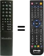 Replacement remote control Loewe STUDIO 63 SAT