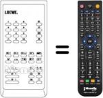Replacement remote control 263-82600