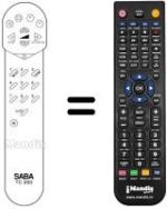 Télécommande équivalente Saba M 5507