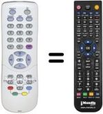 Mando a distancia equivalente MB 105