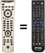 Télécommande équivalente Medion MD 41527