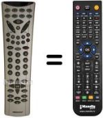 Télécommande équivalente Medion MD 7330