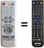 Mando a distancia equivalente Samsung DCB B360 G