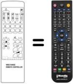 Télécommande équivalente MG 2571