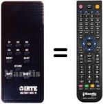 Replacement remote control MULTISAT MOD. 01