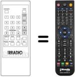Mando a distancia equivalente MV 213