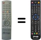 Télécommande équivalente Metronic 441555