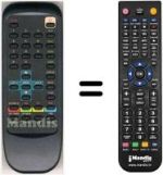 Mando a distancia equivalente RM 07901
