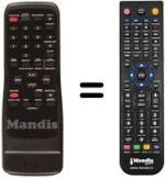 Mando a distancia equivalente Funai 21A-600 A