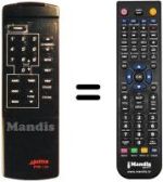 Mando a distancia equivalente SR 031 A