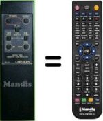 Mando a distancia equivalente RC-57