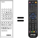 Télécommande équivalente 7028 / 6325