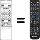Mando a distancia equivalente RC-92