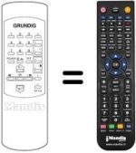 Mando a distancia equivalente Grundig P 37-838 VNM