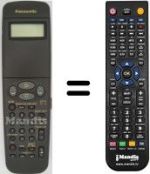 Mando a distancia equivalente Panasonic NV-SD420