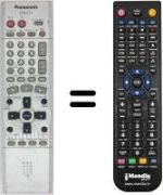Mando a distancia equivalente EUR 7615KPO