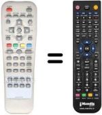 Télécommande équivalente PASR42E00D