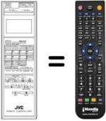Mando a distancia equivalente PQ 10543 BU