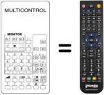 Télécommande équivalente PROCESSOR 1