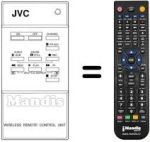 Mando a distancia equivalente PU 52097 AD-9