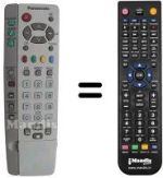 Mando a distancia equivalente Panasonic EUR 511268