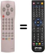 Mando a distancia equivalente Daewoo DWL 28W8-100D