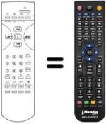 Mando a distancia equivalente Hitachi X21B1 TF HSL