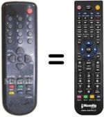 Télécommande équivalente R-40B02