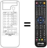 Mando a distancia equivalente R 505