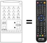 Télécommande équivalente RB 1637