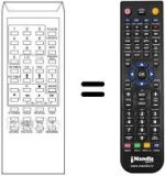 Mando a distancia equivalente RC-1039 E