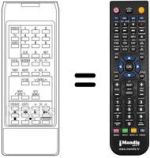 Télécommande équivalente RC-1067 E